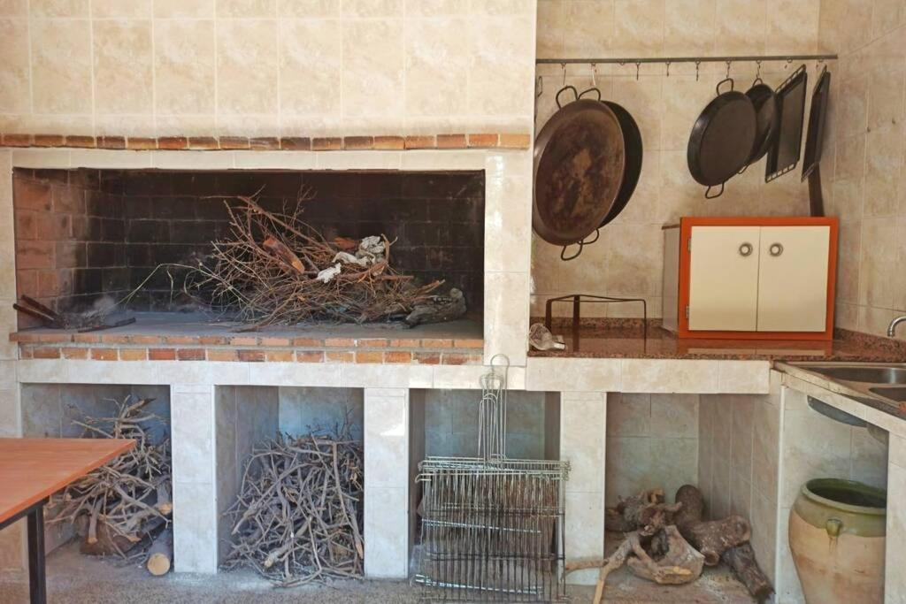 Villa Rustica Privada Con Gran Y Piscina Elche